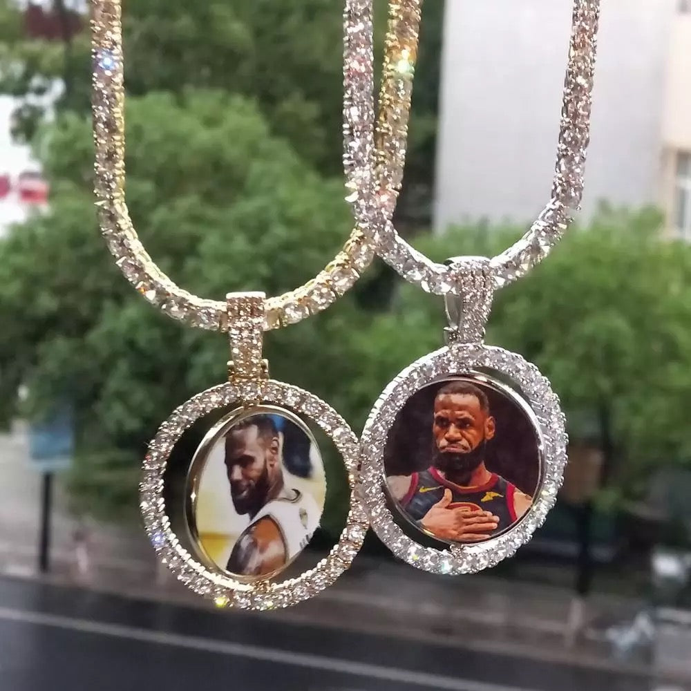 Rotating Photo Necklace